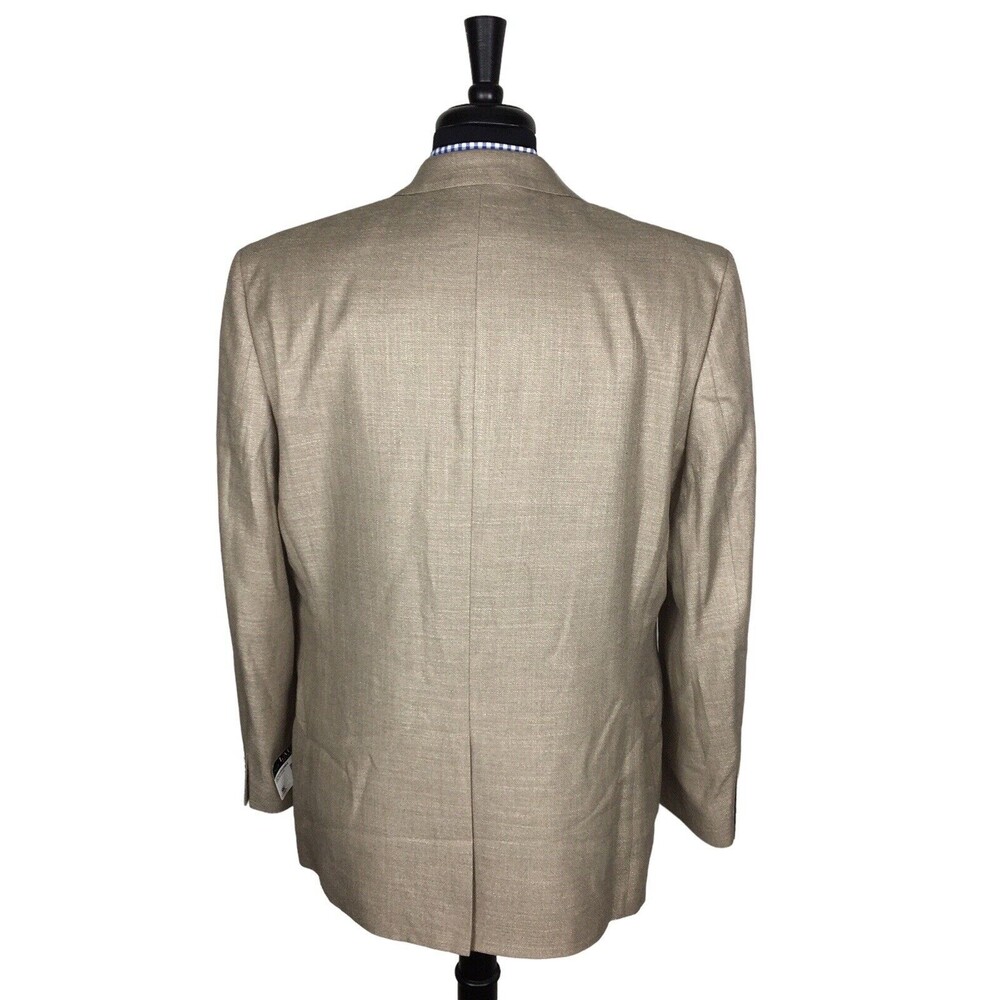 NWT Ralph Lauren Black Label Mens Poly/Rayon/Linen Blend Sport Coat Blazer 44L - Picture 4 of 12
